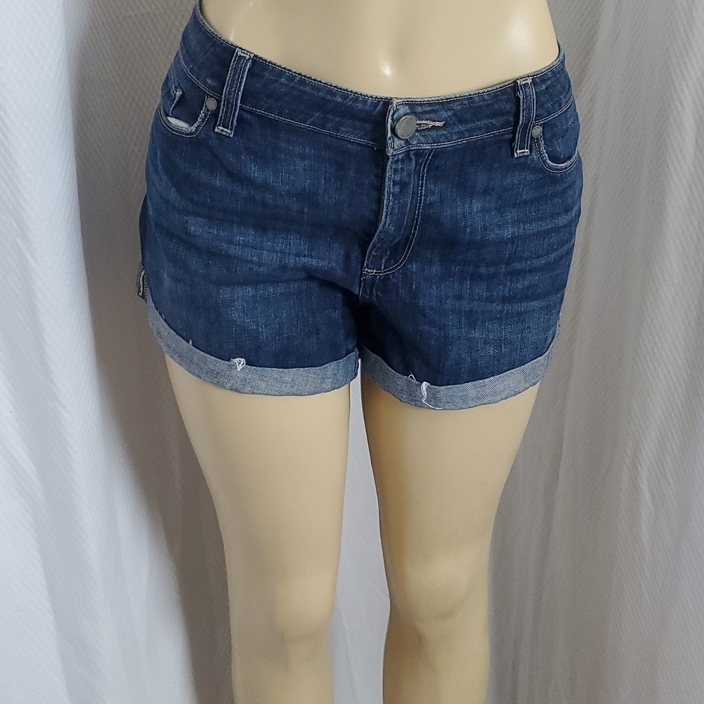 Paige Jimmy Jimmy Short Jean Dark Wash Size 32